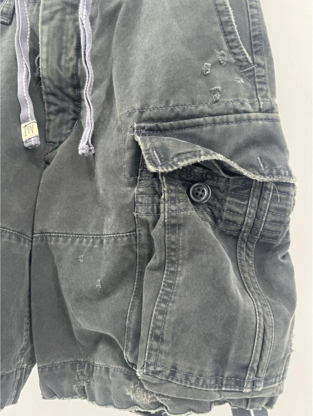 Vintage Y2K Abercrombie Cargo Shorts Twill 7 Pocket Size 31